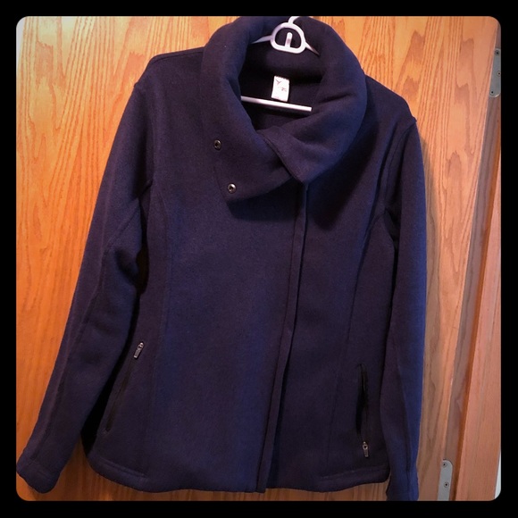 Old Navy Tops - Old Navy Active Button & Zip UP Collar Sweatshirt